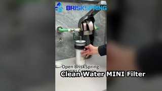 افتح الفلتر المسبق للمياه المركزية من BriskSpring MINI