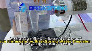 رؤية إنشاء الأيونات الكهربائية لمزيل الترسبات من ماء BriskSpring 2