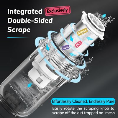 مرشح مسبق للترسبات للمنزل بأكمله بسيط التثبيت الذاتي ، لا حاجة إلى مهنية