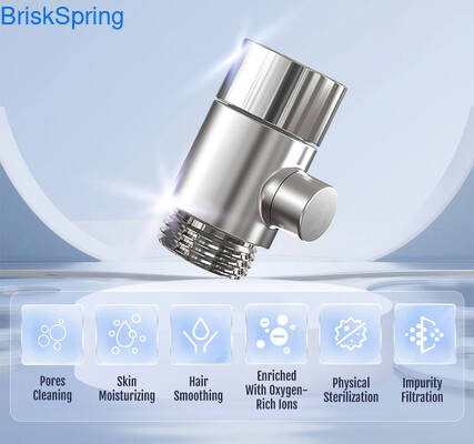 مولد فقاعات ميكرو نانو مع 100 مليار فقاعة لكل لتر بقطر فقاعة 0.001-0.1 مم لتوفير 20% من المياه في الدش