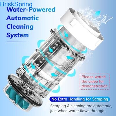 Stainless Steel Self Cleaning Prefilter Whole House Water Pre Filter, Reusable Backwash Sediment Pre-Filtration System for Home Plumbing Water Purifier