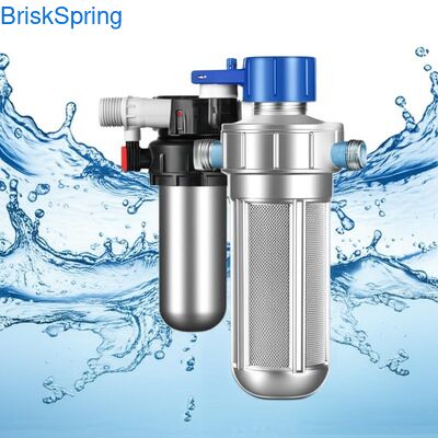 NSF معتمدة 316L الفولاذ المقاوم للصدأ شبكة المياه المرشح المسبق مع 6T / H معدل التدفق والتحكم الذكي باللمس