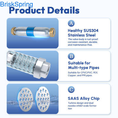 تقنية التليين الفيزيائي المتقدمة NSF RoHS REACH جهاز إزالة الترسبات المائي المعتمد من NSF للاستخدام المنزلي الصديق للبيئة