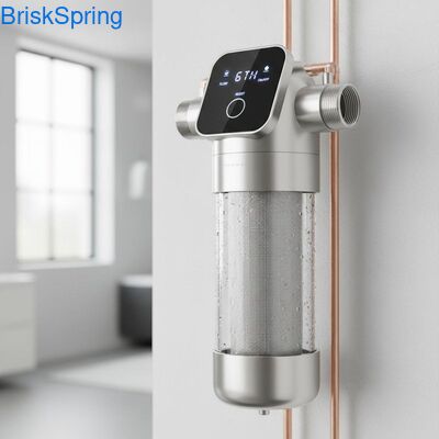 6T H 316L من الفولاذ المقاوم للصدأ شبكة المياه المسبقة للفلتر للمنزل بأكمله مع التحكم باللمس