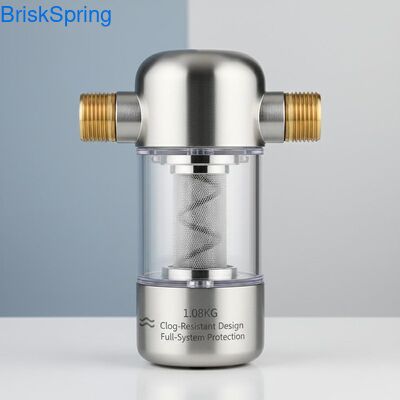 مرشح مياه مدمج بوزن 1.08 كجم بتصميم مقاوم للانسداد وحماية كاملة للنظام