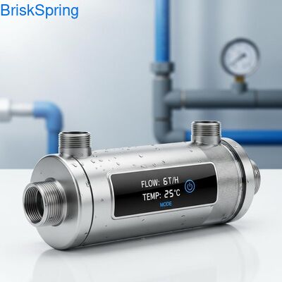 6T H 316L من الفولاذ المقاوم للصدأ شبكة المياه المسبقة للفلتر للمنزل بأكمله مع التحكم باللمس