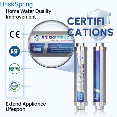 Salt-Free Water Descaler for Home: Stop Hard Water Scale, Improve Efficiency & Prolong Appliance Lifespan Without Chemicals