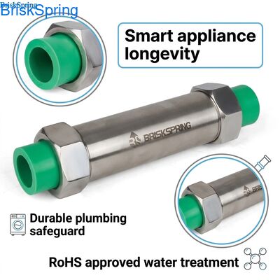 مكيف المياه الخالي من الصيانة: حماية أنابيب منزلك بأكمله والأجهزة الحديثة من نطاق المياه الصلبة (موافقة RoHS)