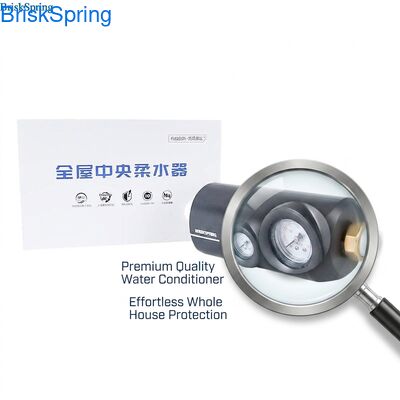 نظام إزالة الحرارة من المياه الخالية من الملح للمنزل تقنية فيزيائية صديقة للبيئة ، لا تحتاج إلى مواد كيميائية أو ملح