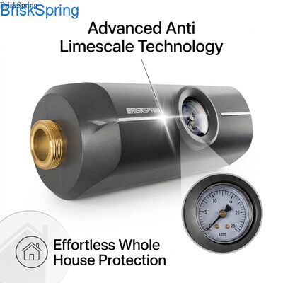 نظام إزالة الحرارة من المياه الخالية من الملح للمنزل تقنية فيزيائية صديقة للبيئة ، لا تحتاج إلى مواد كيميائية أو ملح