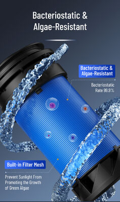 BriskSpring HZ-A 7 T/H 40 ميكرون مرشح مسبق لرواسب المنزل بالكامل مع تركيب دوار 360 درجة