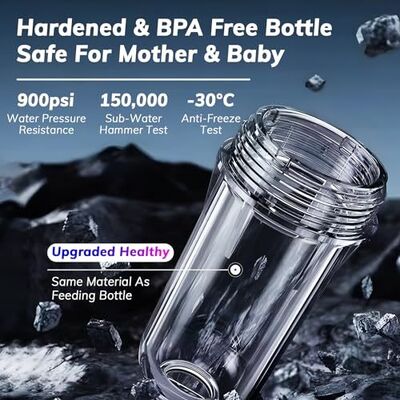 BriskSpring SQ550B-BS 5 T/H Automatic Siphon Backwash Whole House Water Pre Filter with MSAP+CASO3+KDF55 Media