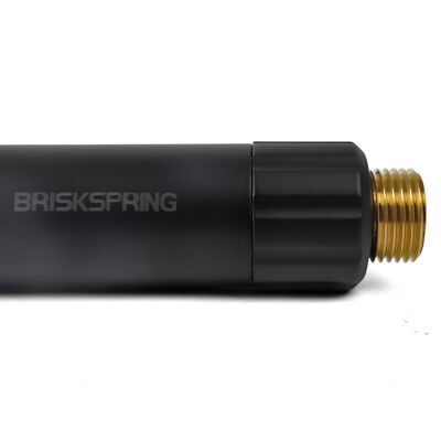 فلتر مياه BriskSpring M80-BS MSAP مضاد للتكلس ونشط بيولوجيًا مع خرطوشة قابلة للاستبدال وترشيح دقيق 400 ميكرون
