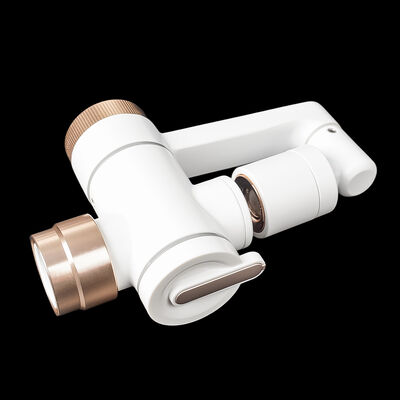 BriskSpring JP-002 Rose Gold Micro-Nano Bubble Faucet Filter مع 360 درجة من الهواء المتناوب والخرطوشة القابلة للاستبدال