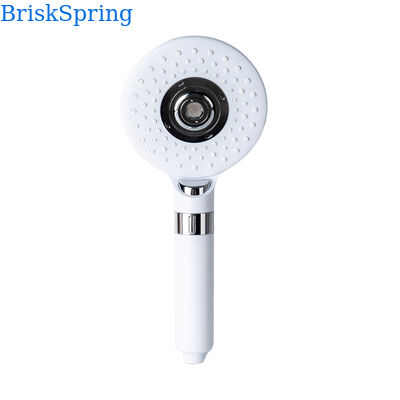 دش يدوي من BriskSpring بفقاعات دقيقة نانوية مع 3 أوضاع رش وتوفير المياه وهيكل من الفولاذ المقاوم للصدأ SUS304
