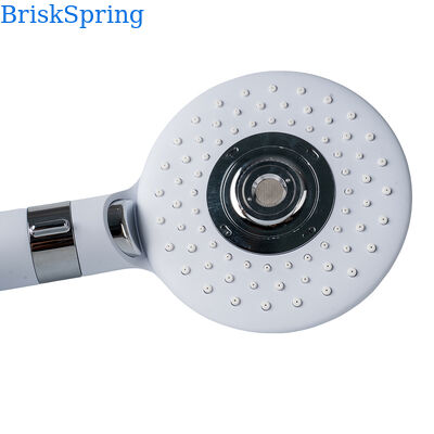 دش يدوي من BriskSpring بفقاعات دقيقة نانوية مع 3 أوضاع رش وتوفير المياه وهيكل من الفولاذ المقاوم للصدأ SUS304