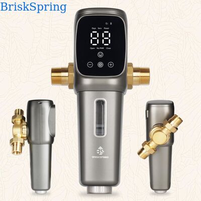 Fully Automatic Whole House Water Prefilter with 40 Micron Precision Filtration and SUS 316L Stainless Steel Mesh