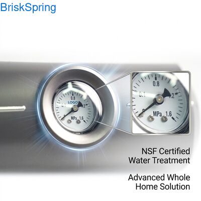 مزيل الترسبات الكلسية للمياه للمنزل بالكامل من النحاس الأصفر 5 طن/ساعة تدفق معتمد من NSF RoHS