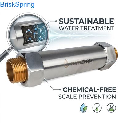 نظام متقدم لمعالجة المياه العسر بدون أملاح: مزيل ومكيف خالٍ من المواد الكيميائية للتحكم في الترسبات بدون صيانة