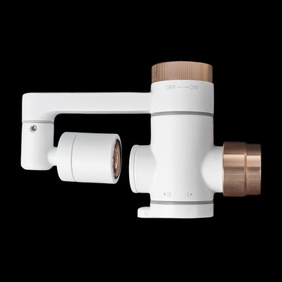 BriskSpring JP-002 Rose Gold Micro-Nano Bubble Faucet Filter مع 360 درجة من الهواء المتناوب والخرطوشة القابلة للاستبدال